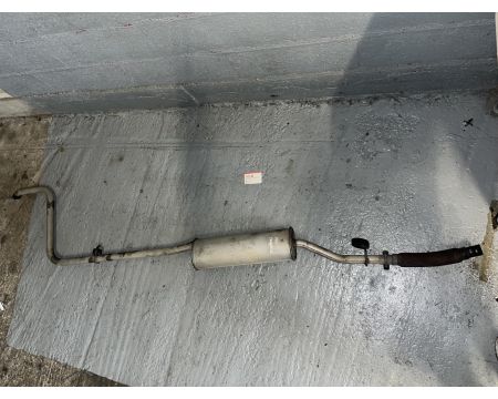 SILENCIEUX D'ECHAPPEMENT CENTRAL + TUBE ARRIERE MICROCAR MGO 2, M8, F8C / LIGIER JSRC