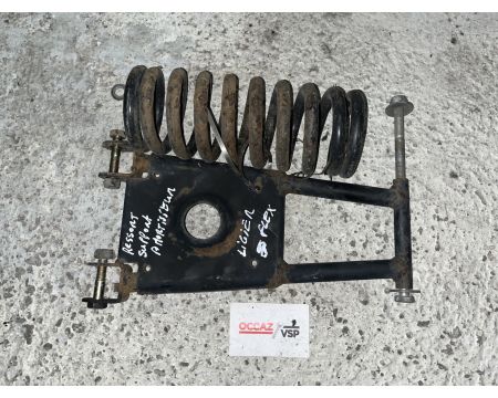 KIT RESSORT D'AMORTISSEUR ARRIERE + SUPPORT AMORTISSEUR ARRIERE LIGIER FLEX, BE-SUN / MICROCAR FLEX, M.CROSS